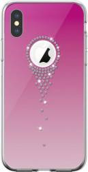 Husa de protectie Devia Angel Tears pentru Apple iPhone XR cu cristale Roz 
