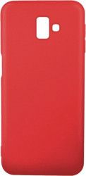 Husa de Protectie Just Must Samsung Galaxy J6 Plus Silicon Candy Rosu 