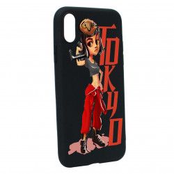 Husa de protectie La Casa De Papel Movie pentru Apple iPhone XS / X rezistenta la uzura anti-alunecare din silicon Premium B394 