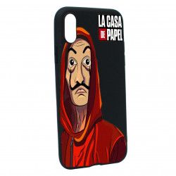 Husa de protectie La Casa De Papel Movie pentru Apple iPhone XS / X rezistenta la uzura anti-alunecare din silicon Premium B389 