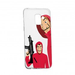 Husa de protectie La Casa De Papel Movie pentru Samsung Galaxy A6 2018 rezistenta la uzura anti-alunecare din silicon Premium 392 