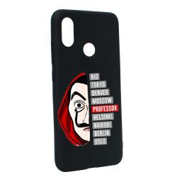 Husa de protectie La Casa de Papel pentru Xiaomi Mi 8 Silicon B302 