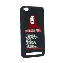 Husa de protectie La Casa de Papel pentru Xiaomi Redmi 5A Silicon B296 