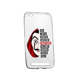 Husa de protectie La Casa de Papel Xiaomi Redmi 5A rez. la uzura Silicon 302 