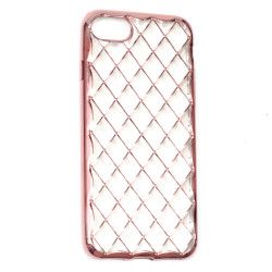Husa de protectie Luxury Jelly Silicon iPhone 7 Rosegold