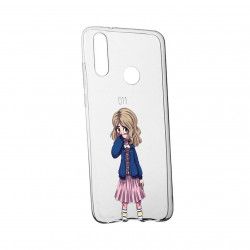 Husa de protectie Stranger Things Movie pentru Huawei P30 Lite rezistenta la uzura anti-alunecare din silicon Premium 371 