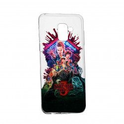 Husa de protectie Stranger Things Movie pentru Samsung Galaxy A6 2018 rezistenta la uzura anti-alunecare din silicon Premium 372 