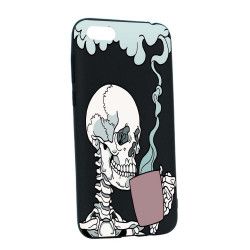 Husa de protectie Thinking Skull pentru Apple iPhone 7 / 8 Silicon B252 