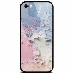 Husa din sticla securizata pentru Apple iPhone 5 Paint 