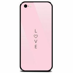 Husa din sticla securizata pentru Apple iPhone 8 Love 