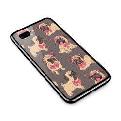 Husa din sticla securizata pentru Apple iPhone 8 Plus Pretty Puppy 
