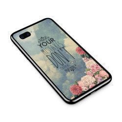 Husa din sticla securizata pentru Apple iPhone 8 Plus Your Mistakes Dont Define You 