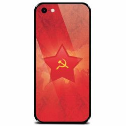 Husa din sticla securizata pentru Apple iPhone 8 Soviet Union 