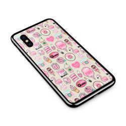 Husa din sticla securizata pentru Apple iPhone XS Max Sassy Queen 