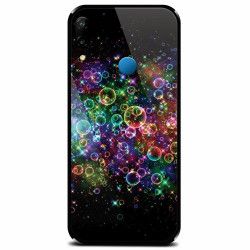 Husa din sticla securizata pentru Huawei P20 Lite Rainbow Colored Soap Bubbles 