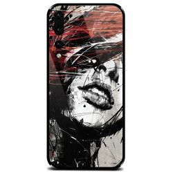 Husa din sticla securizata pentru Huawei P20 Pro Byroglyphics Woman Drawing