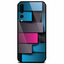 Husa din sticla securizata pentru Huawei P20 Pro Cool Abstract 