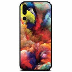 Husa din sticla securizata pentru Huawei P20 Pro Oil Painting Colorful Strokes 