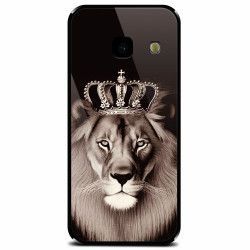 Husa din sticla securizata pentru Samsung Galaxy J4 Plus Lion King 