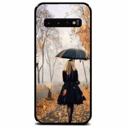 Husa din sticla securizata pentru Samsung Galaxy S10 Plus Autum 