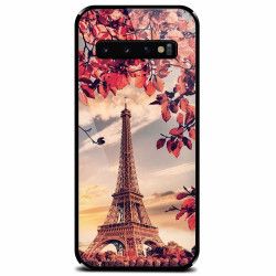 Husa din sticla securizata pentru Samsung Galaxy S10 Plus Eifel Tower 