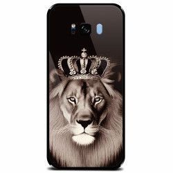 Husa din sticla securizata pentru Samsung Galaxy S8 Lion King 