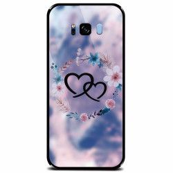 Husa din sticla securizata pentru Samsung Galaxy S8 Plus Love 002 