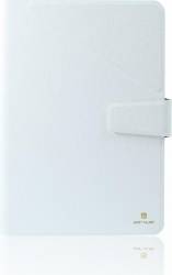 Husa Flip Just Must Joy Universala Tableta 8 inch - 9 inch White