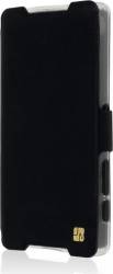 Husa Flip Just Must Slim Sony Xperia Z5 Compact Negru 