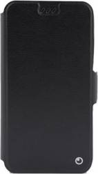 Husa Flip Lemontti Elegant Alcatel U5 4G - Orange Rise 52 Negru 