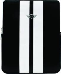 Husa Mini Cooper Universala 10 Black Stripes White 