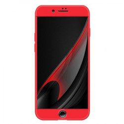 Husa pentru Apple iPhone 7 Plus ofera protectie Subtire 3in1 Lux Design Red 