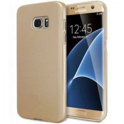 Husa pentru Samsung Galaxy S7 Edge MyStyle Perfect Fit Gold 