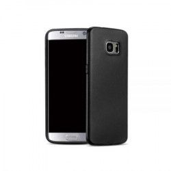 Husa protectie antisoc pentru Samsung Galaxy S7 Edge Black Fine Touch 