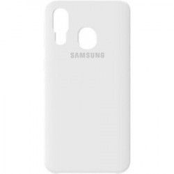 Husa protectie spate silicon soft pentru Samsung Galaxy A20/A30 bumper ultraslim Alb BBL1208