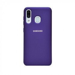 Husa protectie spate silicon soft pentru Samsung Galaxy A20/A30 bumper ultraslim Mov BBL1176 