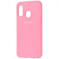 Husa protectie spate silicon soft pentru Samsung Galaxy A20/A30 bumper ultraslim Roz BBL1178 