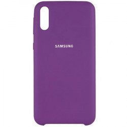 Husa protectie spate silicon soft pentru Samsung Galaxy A50 bumper ultraslim Mov BBL1201 