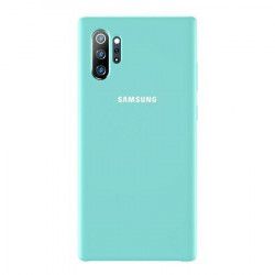 Husa protectie spate silicon soft pentru Samsung Galaxy Note 10 bumper ultraslim Bleu BBL1162 