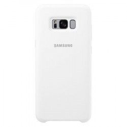Husa protectie spate silicon soft pentru Samsung Galaxy S8 bumper ultraslim Alb BBL967
