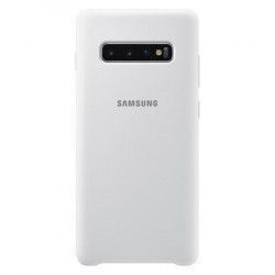 Husa protectie spate silicon soft Samsung Galaxy S10 +/S10 Plus bumper ultraslim Alb BBL990 