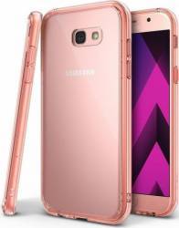 Husa Ringke Fusion Samsung Galaxy A7 2017 A720 Rose gold + BONUS folie protectie display Ringke 