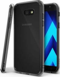 Husa Ringke Fusion Samsung Galaxy A7 2017 A720 Smoke black + BONUS folie protectie display Ringke 