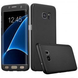 Husa Samsung Galaxy J3 2017 Flippy Full Cover 360 Negru + Folie de protectie