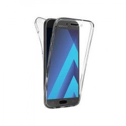 Husa Samsung Galaxy J7 2017 ultra slim 0.3 mm 360° full body fata spate transparenta blister Davisop 