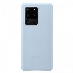 Husa Samsung Galaxy S20 Ultra G988 Leather Cover Sky Blue 