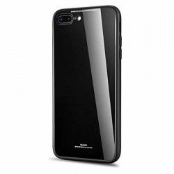 Husa Samsung Galaxy S7 Edge MyStyle Back Glass husa cu sticla securizata pe spate de culoare neagra 