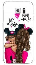 Husa Samsung S6 Edge Baby Mouse Mama Mouse