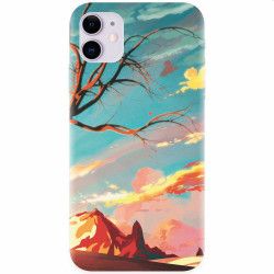 Husa silicon pentru Apple iPhone 11 Artistic Landscape 