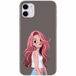 Husa silicon pentru Apple iPhone 11 Cute Girl 